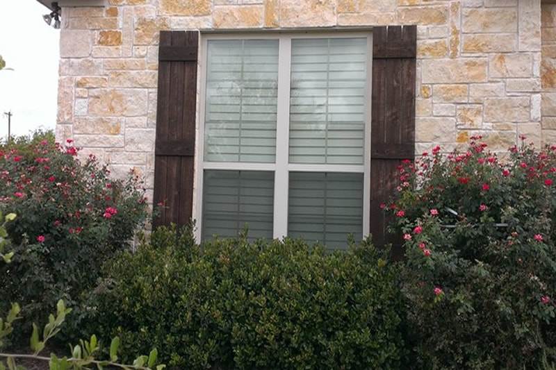 Staining Shutters Wood Stain Company Frisco